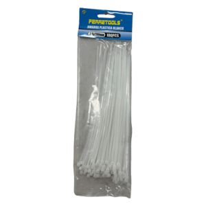 AMARRAS PLASTICAS BLANCAS 2.5X200MM (100UND)