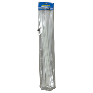 AMARRAS PLASTICAS BLANCAS 4.8X500MM (50UND)
