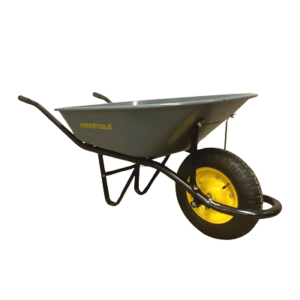 CARRETILLA ACERO 90LT GRIS