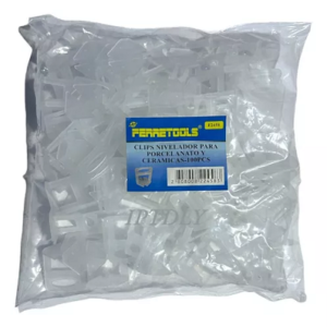 CLIP NIVELADORES PARA CERAMICA Y PORCELANATO 100 PIEZAS