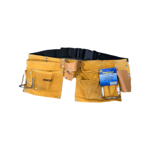 COLETO CARPINTERO DOBLE PORTA HERRAMIENTAS CUERO