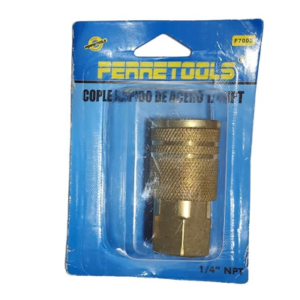 COUPLER RAPIDO ACERO 1/4 NPT