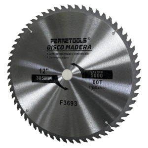 DISCO SIERRA INGLETEADORA 12" 305mm 60 DIENTES