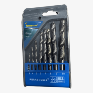 JUEGO BROCA PARA METAL 8PCS