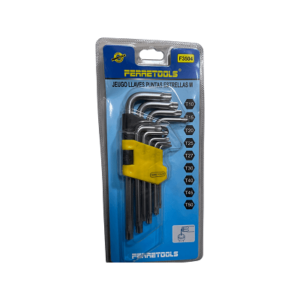 JUEGO LLAVES TORX M ESTRELLA 9PCS