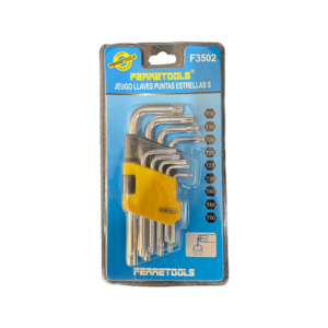 JUEGO LLAVES TORX S ESTRELLA 9PCS