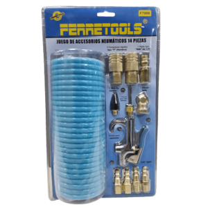 KIT ACCESORIOS PARA COMPRESOR 14PCS