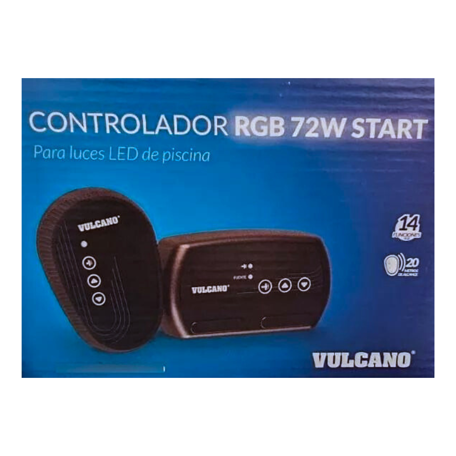 CONTROLADOR RGB NEW MODEL 72W VULCANO (sin transformador)