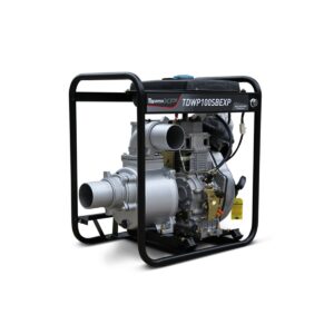 MOTOBOMBA DIESEL 4″ PARTIDA ELECTRICA TDWP100SBEXP CON BATERIA TOYAMA