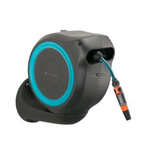 SOPORTE NEGRO MANGUERA AUTOMATICO 15 MT GARDENA