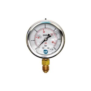 MANOMETRO GLICERINA 0 – 6 BAR 63MM INOX EDR