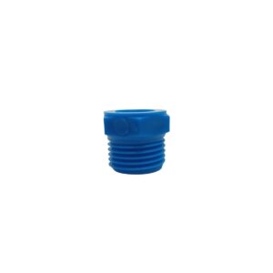 ADAPTADOR MANOMETRO HE 1/2″ x HI 1/4″ – PP AZUL EDR
