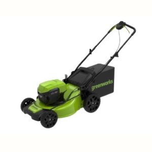 CORTACÉSPED A LITIO GREENWORKS 20″, INCLUYE KIT CON 2 BATERIAS 2 CARGADORES