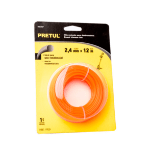 Nylon 2,4 mm 12 mts Perfil Redondo PRETUL