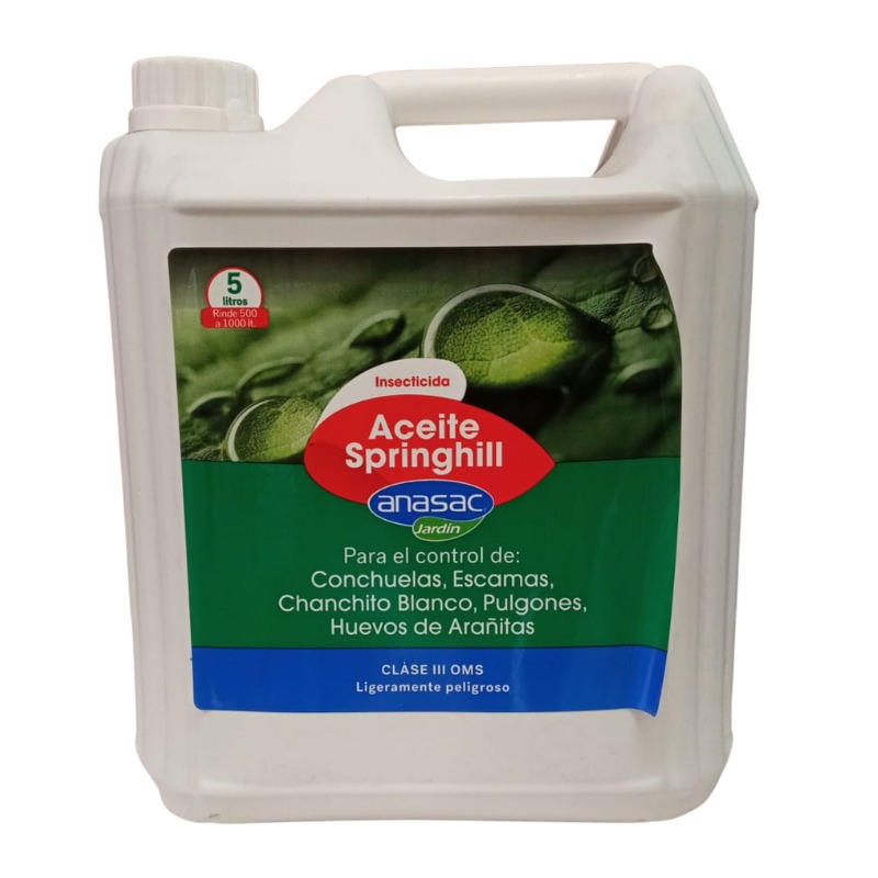 INSECTICIDA JARDIN ACEITE SPRINGHILL (5 L)