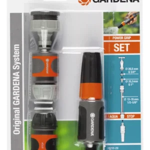 KIT DE RIEGO CONECTORES Y PITON PARA MANGUERA DE 1/2 GARDENA