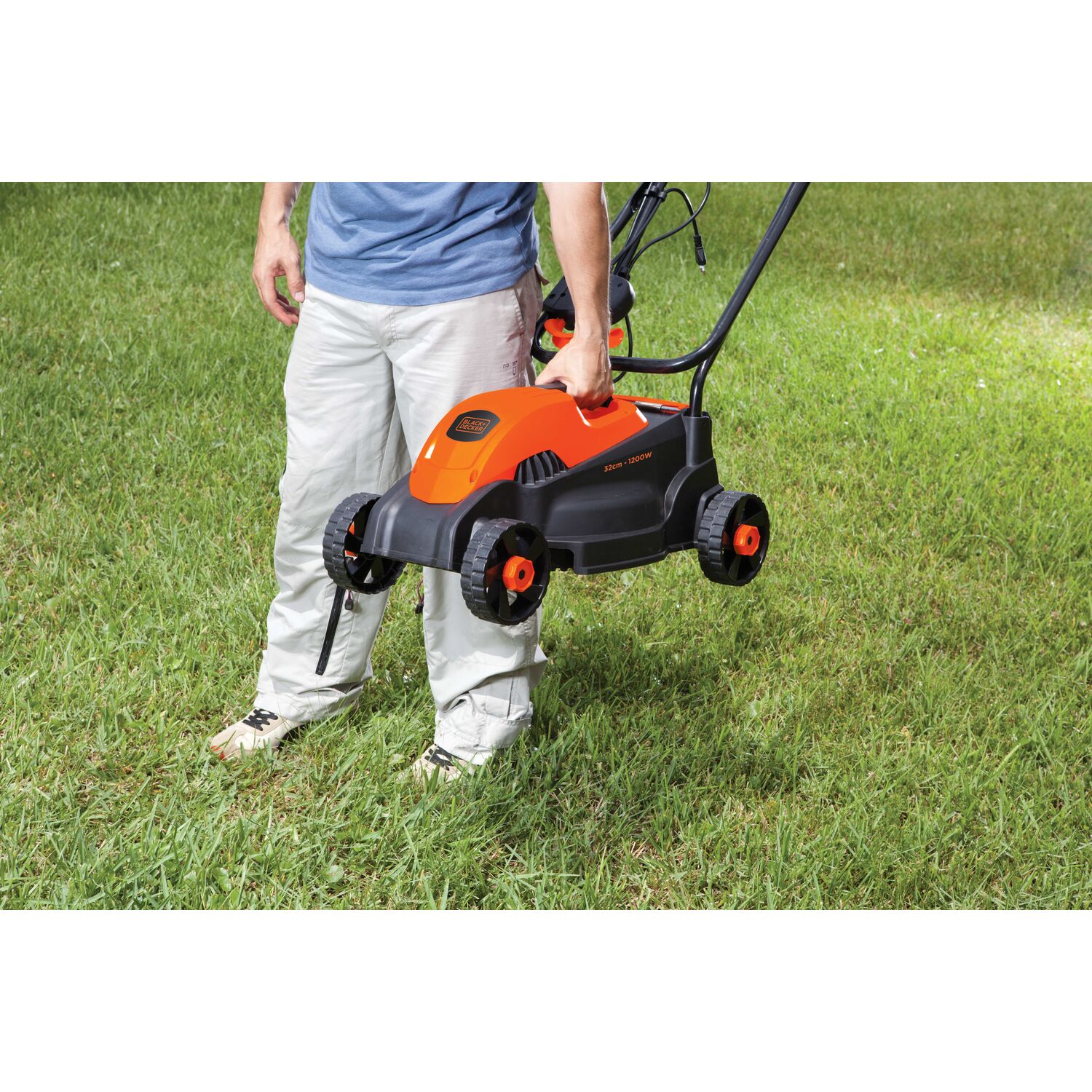 CORTACESPED 1200W 12.5″ (32CM) BLACK & DECKER - Imagen 3
