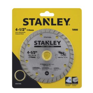 DISCO DIAMANTADO Turbo 4,5” Eje 5/8”-7/8” STANLEY