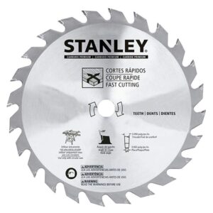 DISCO SIERRA 7-1/4″ 40 dientes eje 5/8″ STANLEY