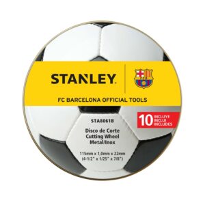 DISCO DE CORTE METAL CAJA BARCELONA 10 DISCOS 4.5″ STANLEY