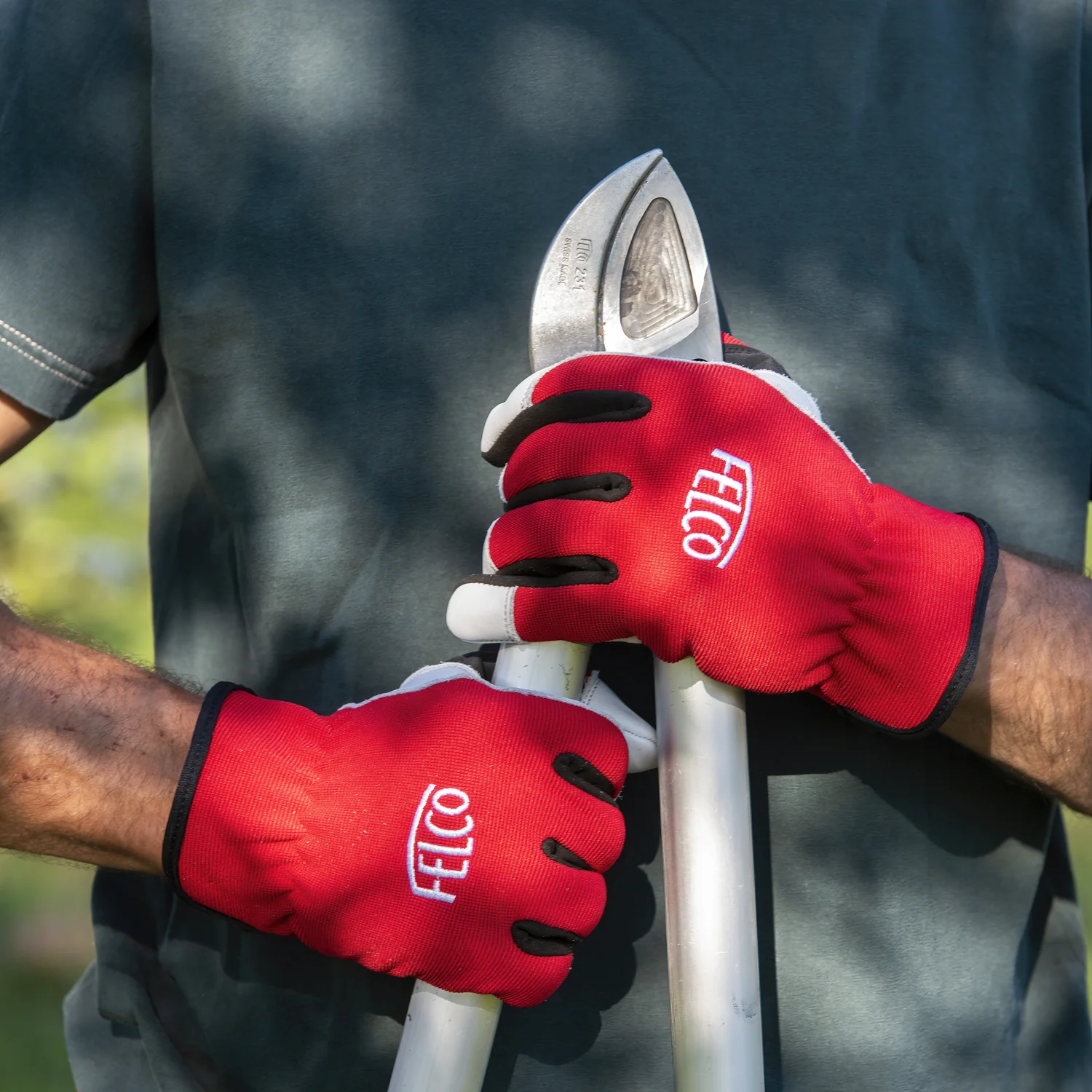 GUANTE PODA CUERO REFORZADOS DEDOS Y PALMA + SPANDEX TALLA XL - Imagen 3