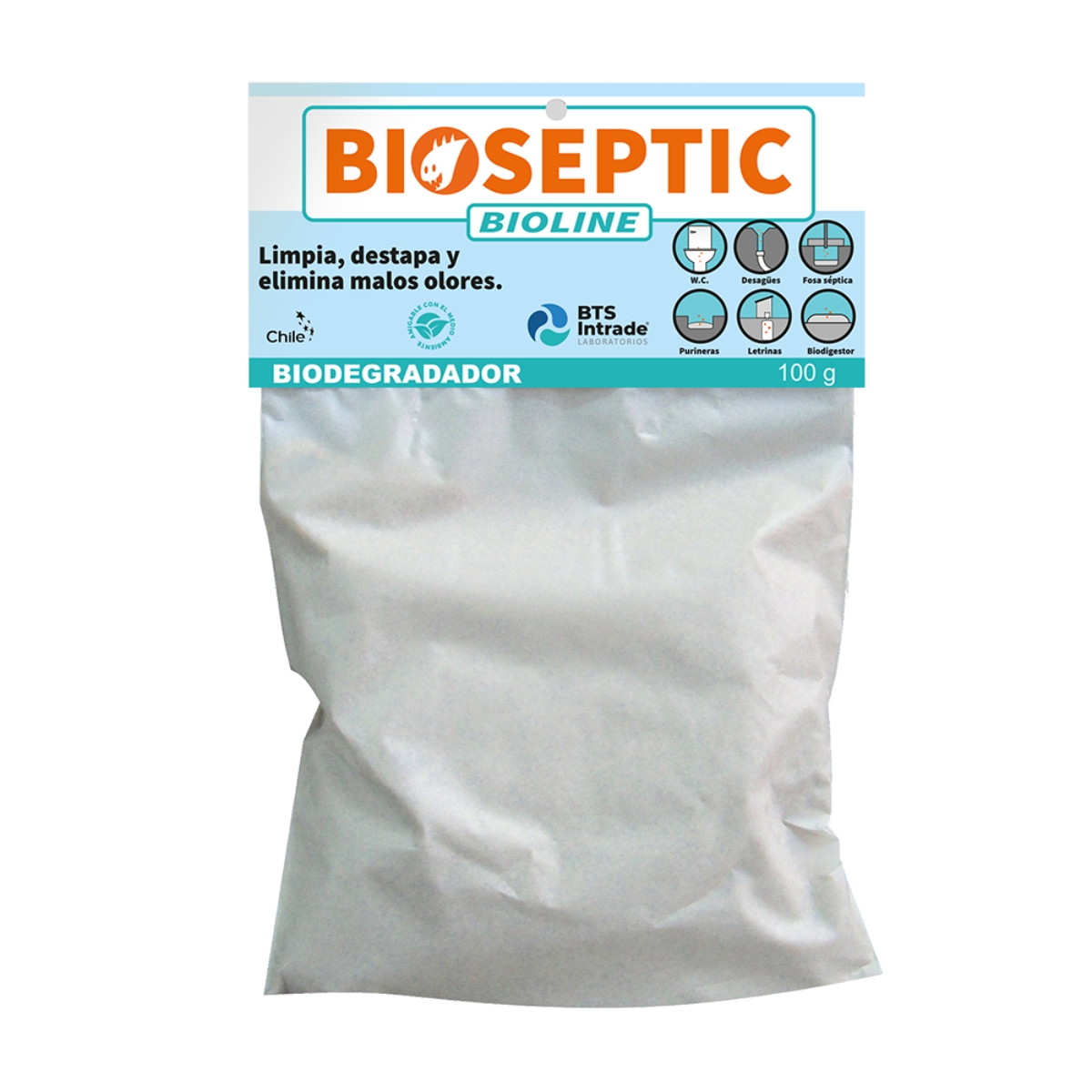 BIOSEPTIC ENVASE 5 KG (50 UNI X 100 GR)
