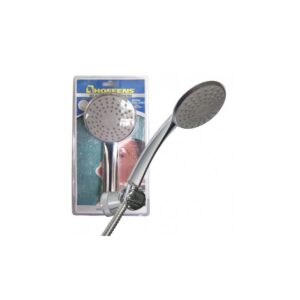 JUEGO DE DUCHA GRAN DIAMETRO CON FLEXIBLE Y SOPORTE HOFFENS