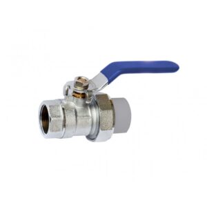 LLAVE DE BOLA PPR METALICO FUSION/HI 20 X 1/2″ PN-20 HOFFENS