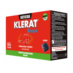 Raticida Bloque 500gr KLERAT