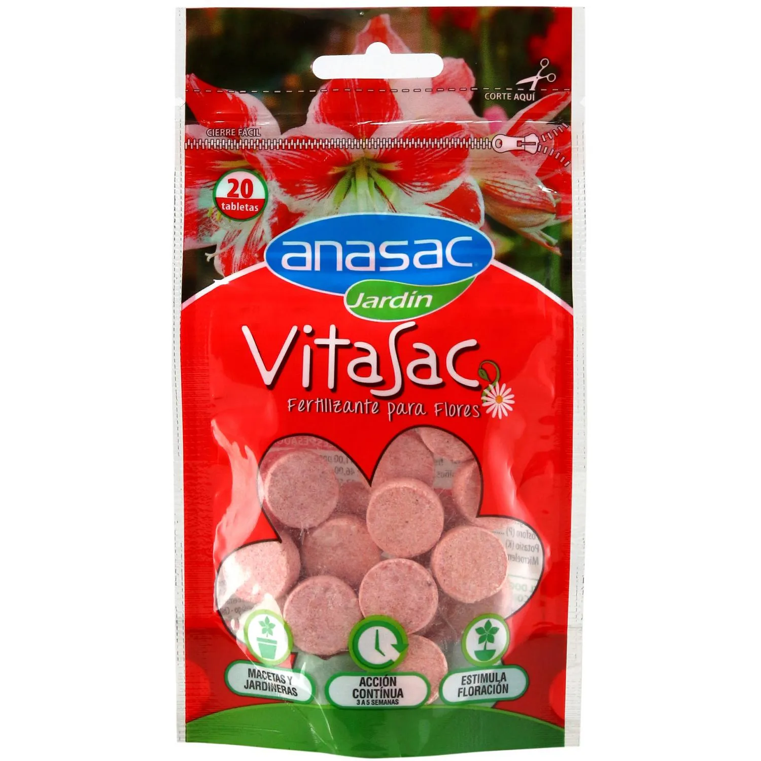 FERTILIZANTE VITASAC FLORES ANASAC (40 G)