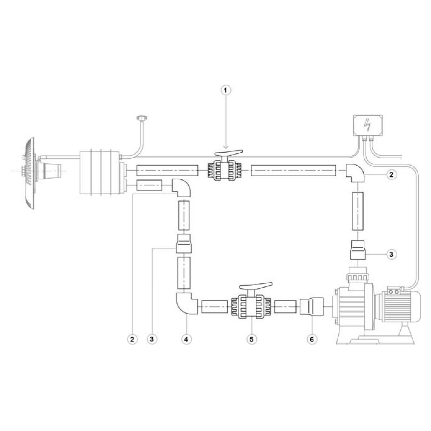 ACCESORIOS INSTALACIÓN NADO CONTRACORRIENTE MARLIN